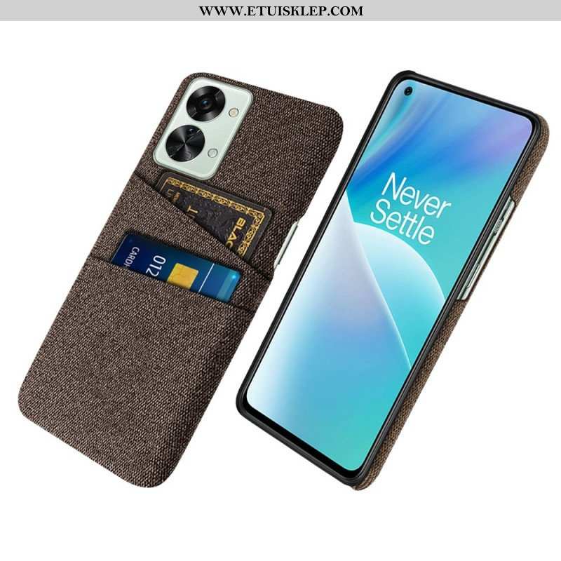 Etui do OnePlus Nord 2T 5G Tkanina O Bardzo Delikatnej Teksturze